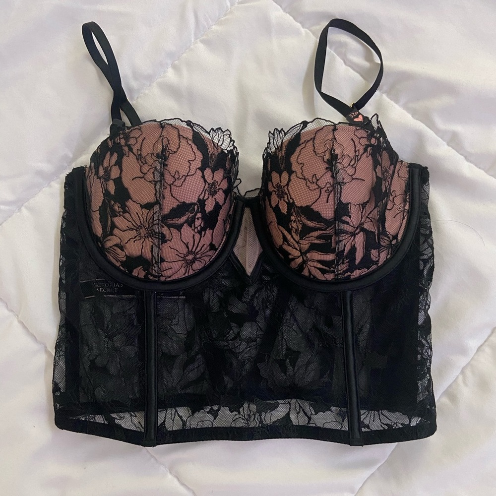 Victoria’s Secret Lace Bustier Luxe Lingerie